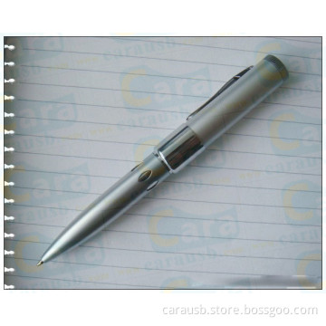 CaraUSB personalzied writing pen usb flash disk 8GB in silver